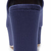 LOEFFLER RANDALL Women's Amara Platform Slide(Velvet) Shoe, Eclipse, 9 B US