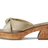 Bernardo Jolie Champagne Metallic Suede 6.5 M