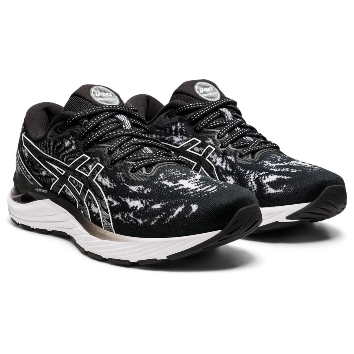 ASICS Womens Gel-Cumulus 23 Running Shoes, 5.5, Black/White