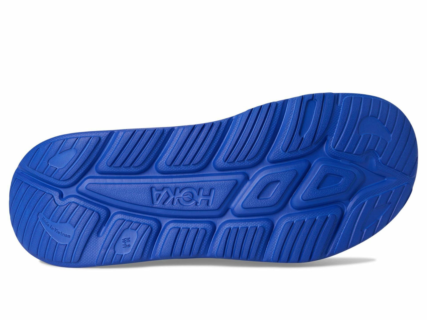 Hoka Unisex Ora Recovery Slide 17 Black/Ultramarine Men's 5, Womens 7