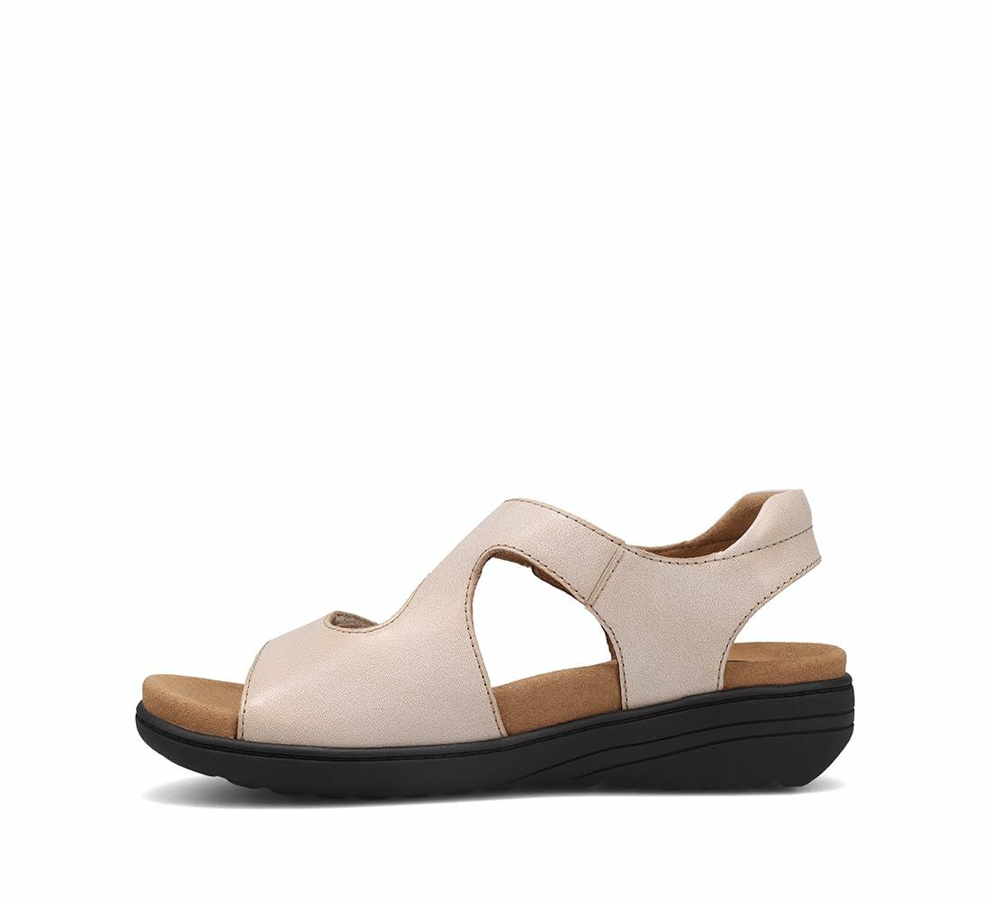 Taos Footwear Women's Serene Oyster Sandal 6 (M) US