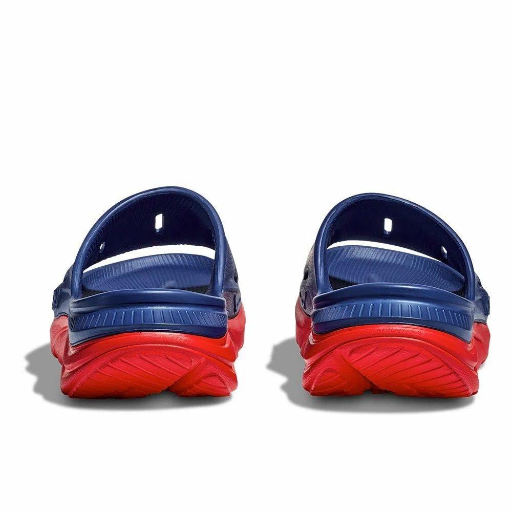 Hoka Ora Recovery Slide 3 Bellwether Blue/Red Alert Men's 4, Women's 6 Medium