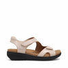Taos Footwear Women's Serene Oyster Sandal 6 (M) US