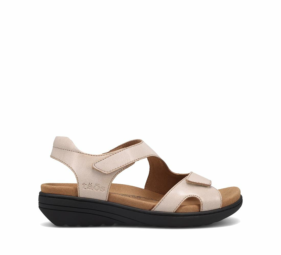 Taos Footwear Women's Serene Oyster Sandal 6 (M) US