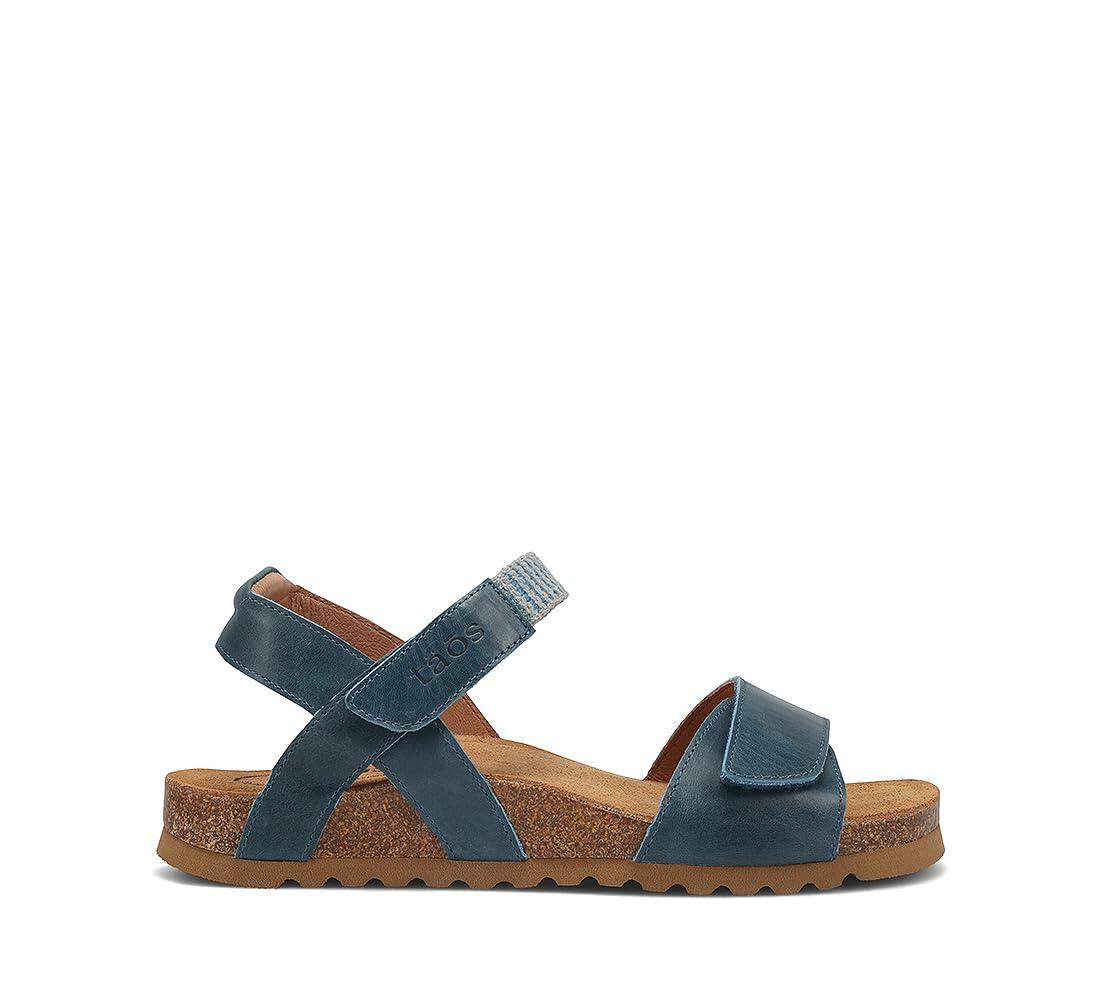 Taos Footwear Women's Symbol Petrol Blue Sandal 8 (M) US