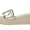 Seychelles Coney Island Light Gold Metallic Leather 8 M