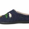 L.L.Bean Women's Daybreak Scuffs Motif Slipper, Classic Navy/S'More Camping, 8
