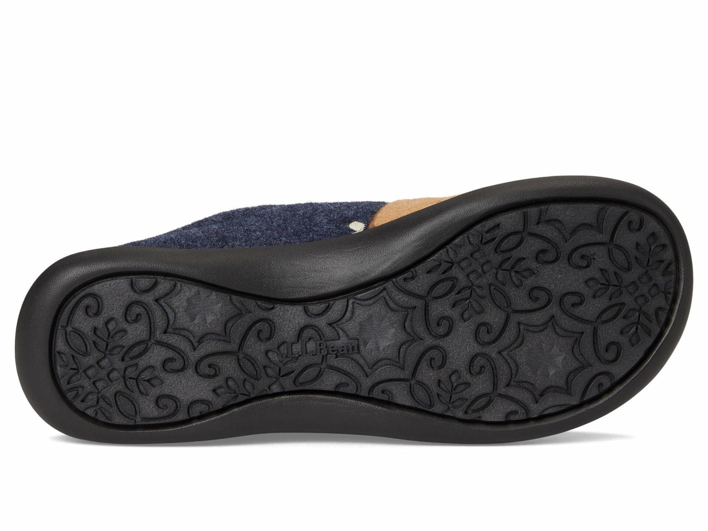 L.L.Bean Women's Daybreak Scuffs Motif Slipper, Classic Navy/S'More Camping, 8