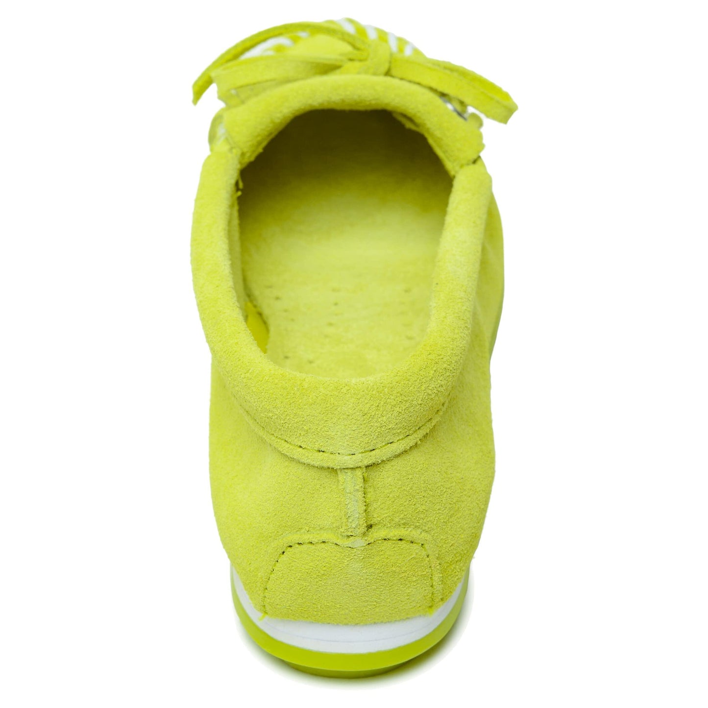 Minnetonka Women's Kilty Plus Suede Moccasins - Suede Loafer Shoes with Water Resistant Treatment 10 M Citrus Green