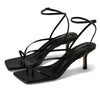 Black Nappa Heels by Tony Bianco