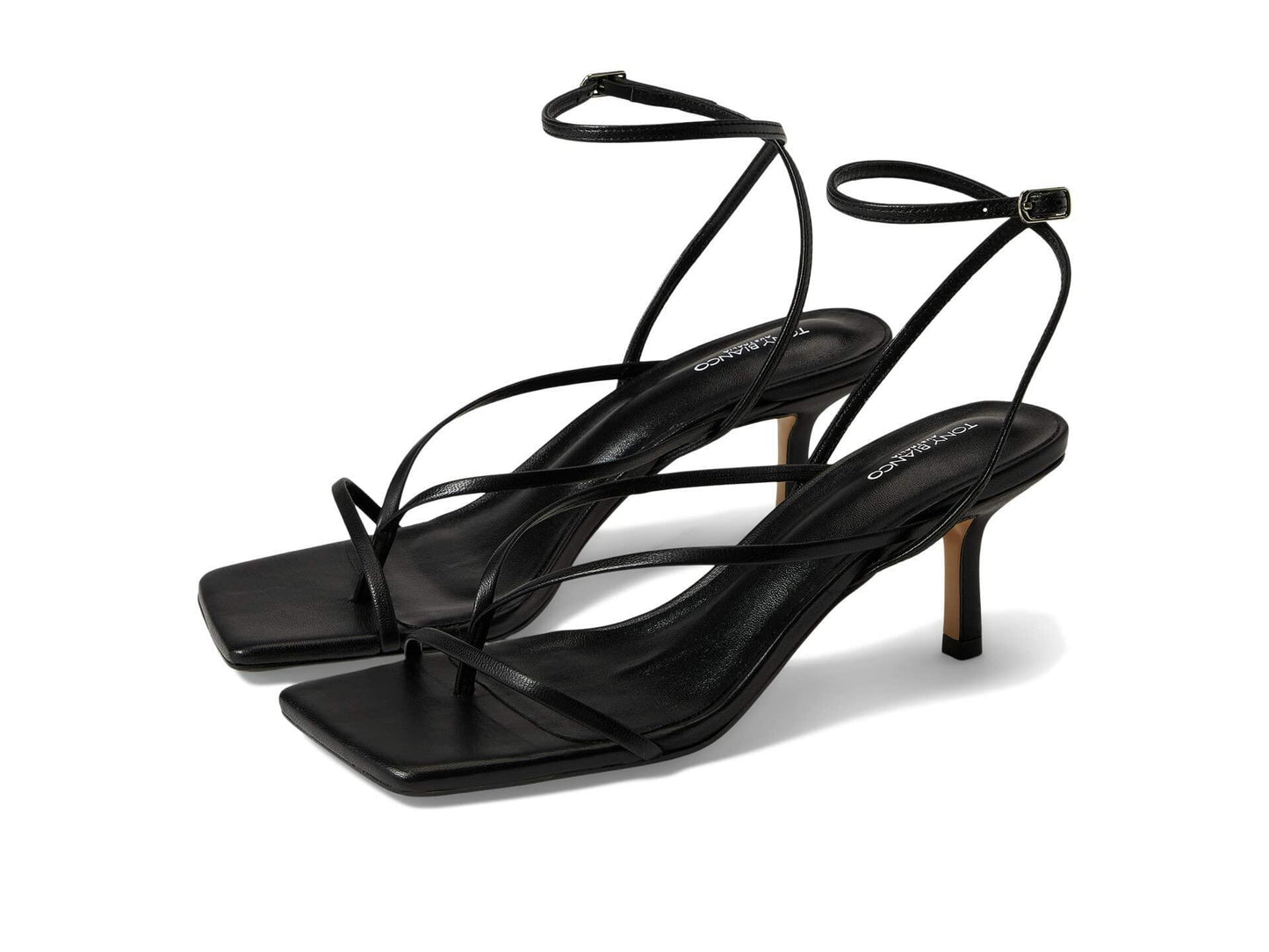 Black Nappa Heels by Tony Bianco