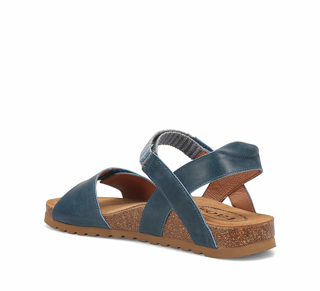 Taos Footwear Women's Symbol Petrol Blue Sandal 8 (M) US