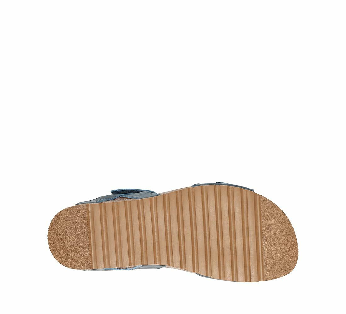 Taos Footwear Women's Symbol Petrol Blue Sandal 8 (M) US