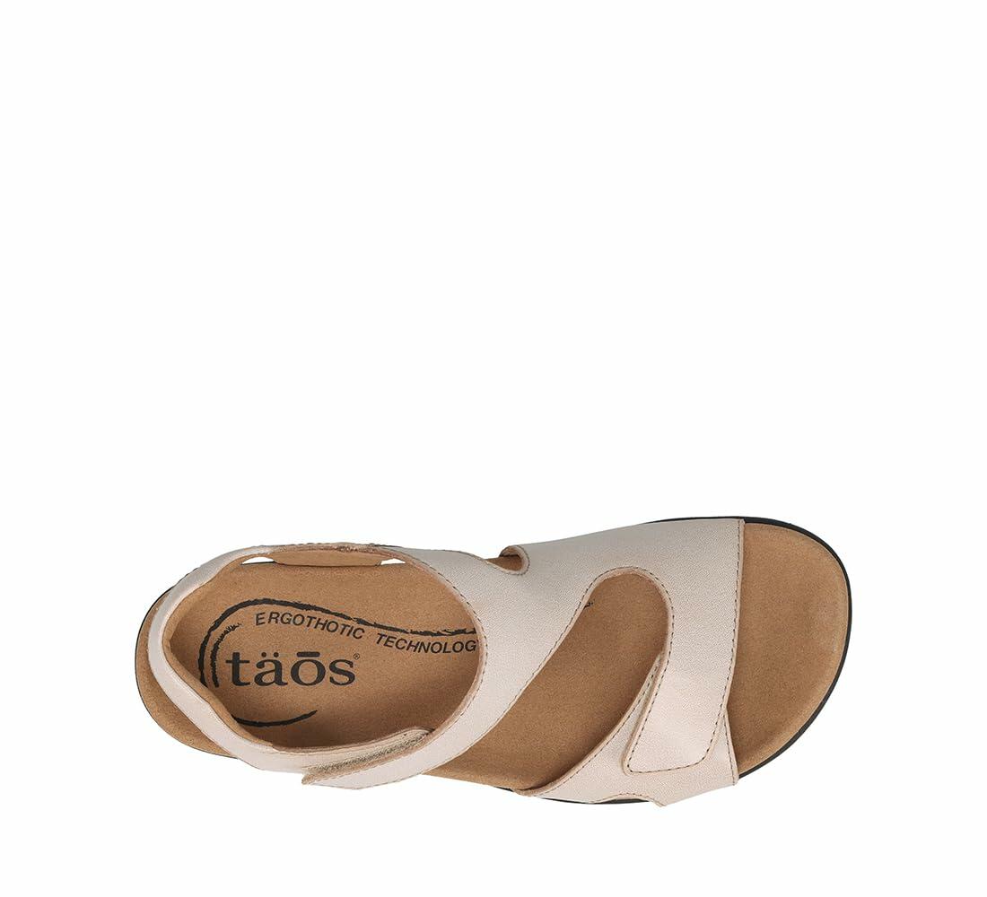 Taos Footwear Women's Serene Oyster Sandal 6 (M) US