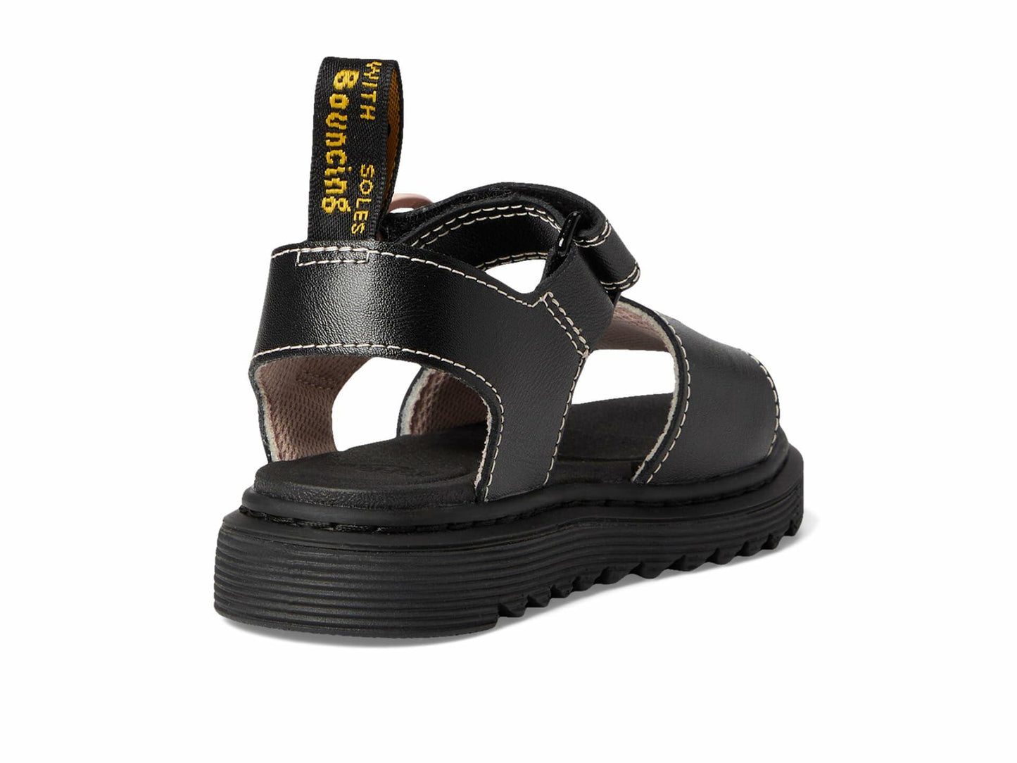 Dr. Martens Kid's Collection Womens Marlowe Hearts (Little Kid/Big Kid) Black 2 UK (US 3 Little Kid) M