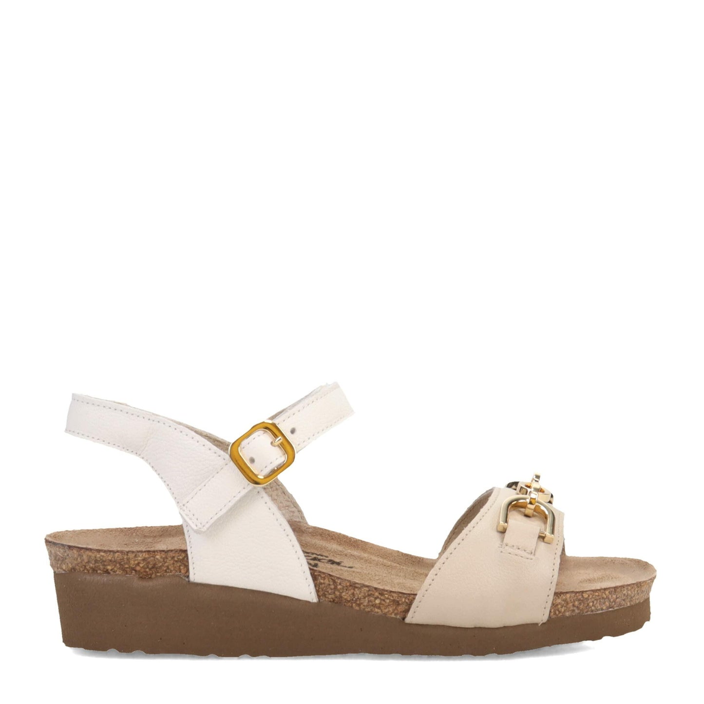 NAOT Footwear Women's Aubrey Sandal Soft Ivory Lthr/Soft White Lthr 4-4.5 M US