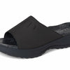 L.L.Bean Women's Freeport Slide Sandal, Dark Black, 10