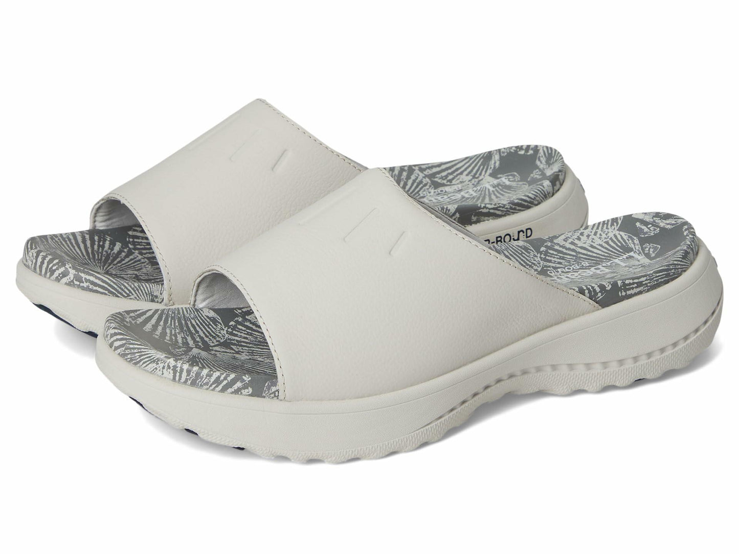 L.L.Bean Women's Freeport Slide Sandal, Pewter, 6