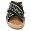 Minnetonka Women's Pepper Sandal Black, M, 6