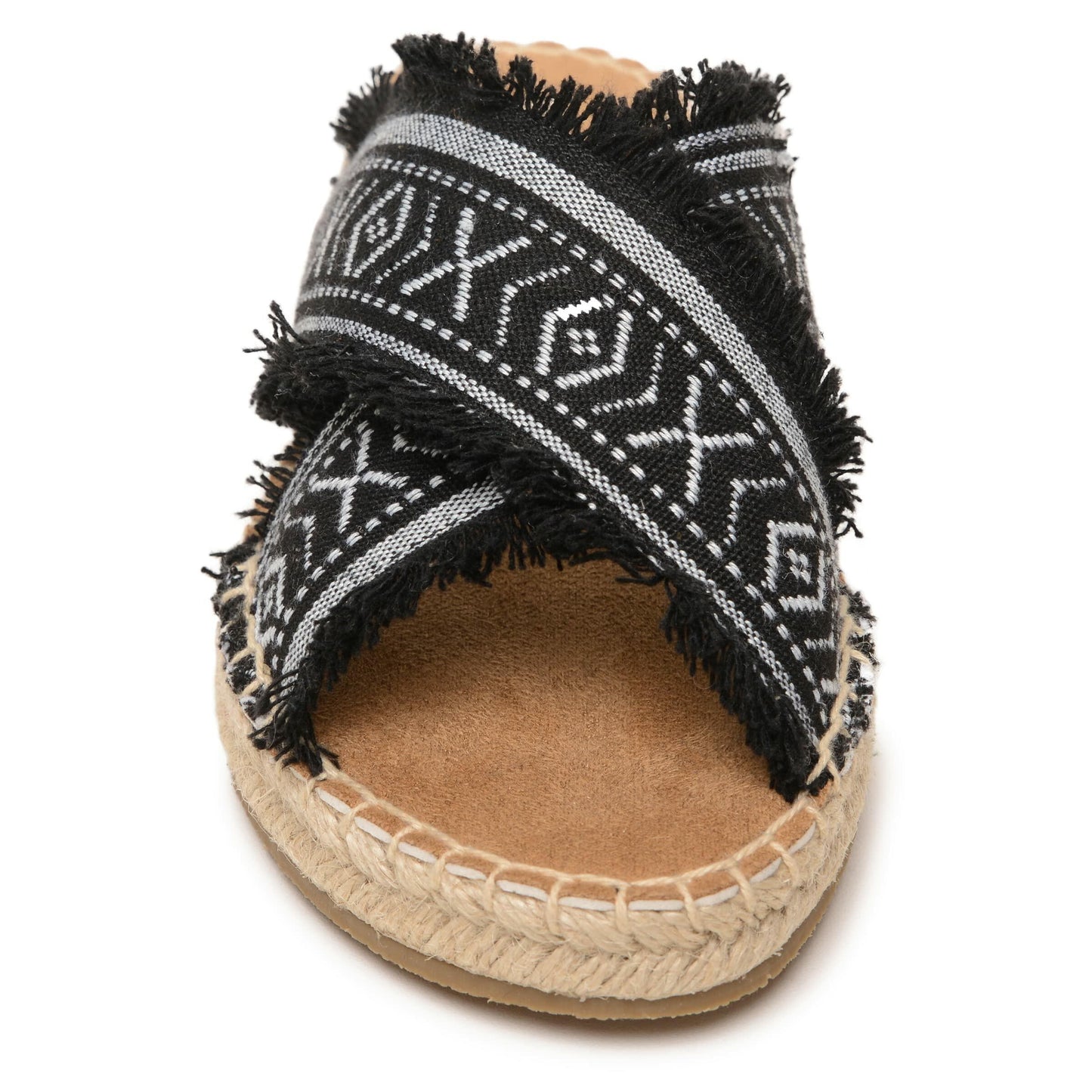 Minnetonka Women's Pepper Sandal Black, M, 6