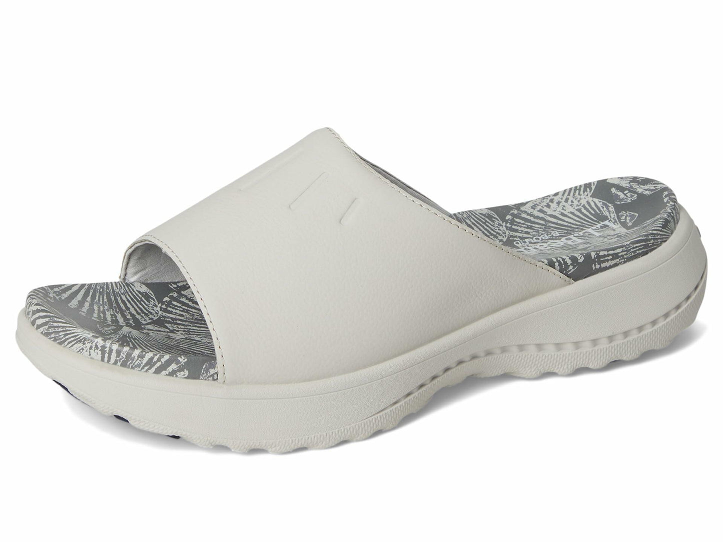 L.L.Bean Women's Freeport Slide Sandal, Pewter, 6