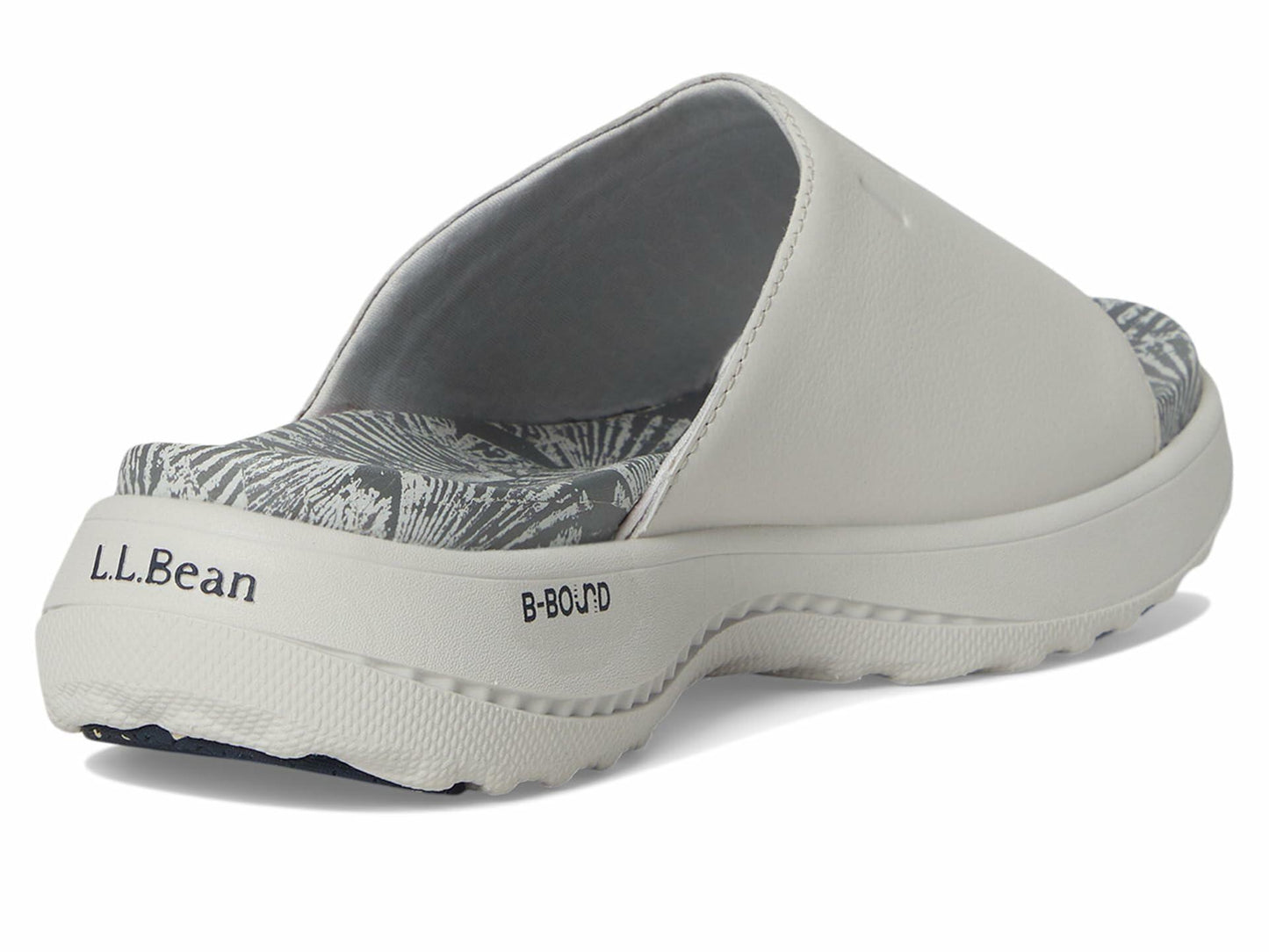 L.L.Bean Women's Freeport Slide Sandal, Pewter, 6