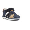 Geox Baby Boy's Sandal Delhi 8 (Toddler) Navy/Ochre 22 (US 6.5 Toddler) M
