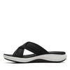 Clarks Women's Wedge Sandal, Black, 6 UK