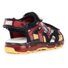 Geox Boy's Sandal Androidbo 8 (Toddler/Little Kid/Big Kid) Black/Red 25 (US 8.5 Toddler) M