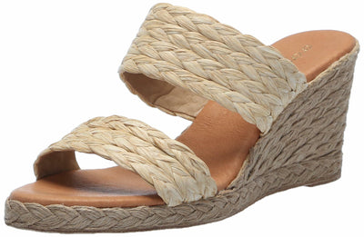 Andre Assous Womens Nolita Raffia Khaki 5.5 M