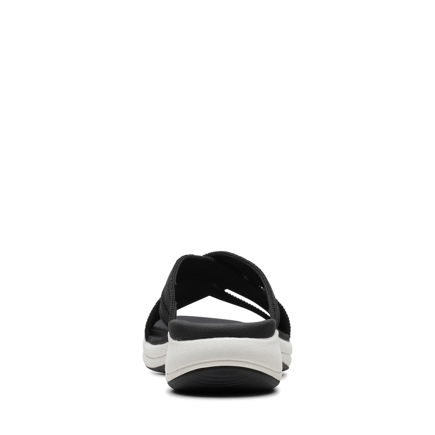 Clarks Women's Wedge Sandal, Black, 6 UK