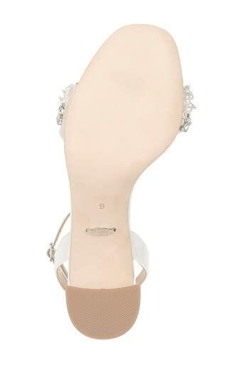 Badgley Mischka Clara Soft White 13 M