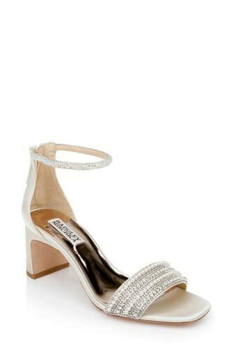 Badgley Mischka Kameryn Open-Toe Block Heel