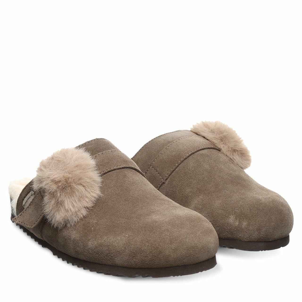 BEARPAW Women's Stevie Brown Size 7 | Women's Slip-on | Women's Shoe | Comfortable & Lightweight