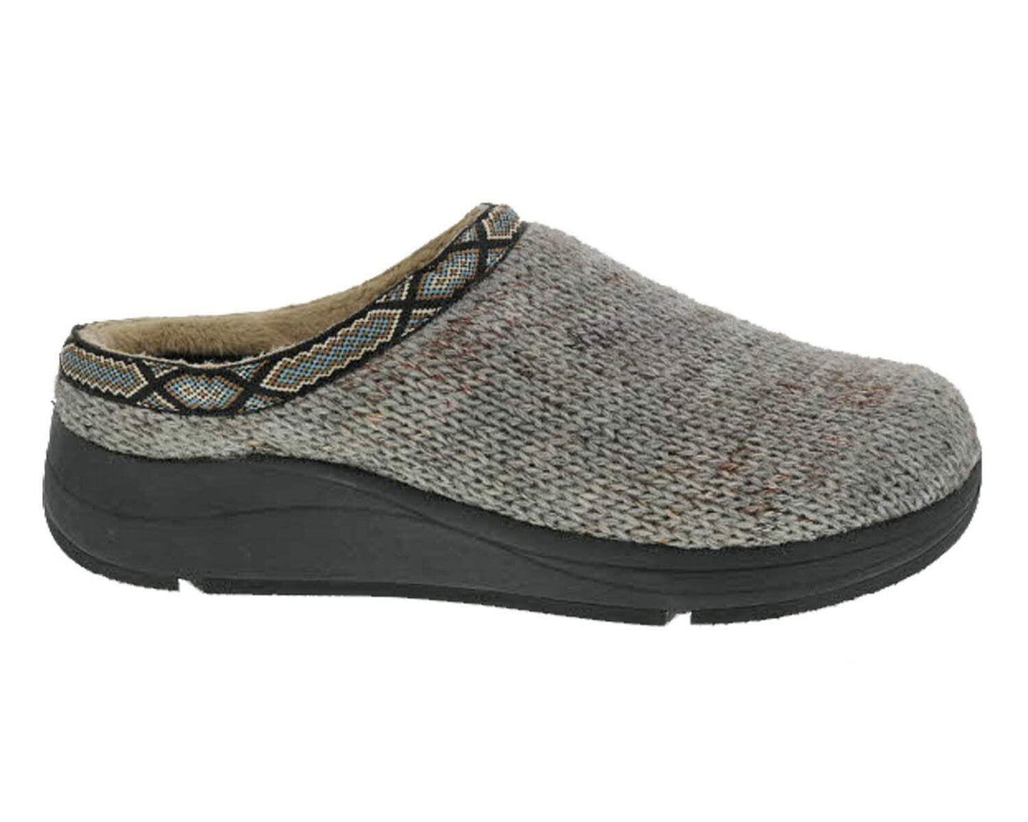 Drew Men's Relax Non-Slip Fabric Sweater Knit Slippers with Support 16 4W US