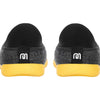 mahabis Curve Classic Slippers, Comfy, Premium Unisex House Shoe for Indoors and Outdoors Larvik Dark Grey/Skane Yellow 44 (US Men's 10.5) Medium