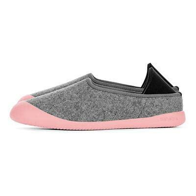 mahabis Curve Classic Slipper Larvik Light Grey/Sakura Pink EU 39 (US Women's 8) M