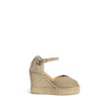 CASTANER Bianca 80 mm Wedge Espadrille Sand 39 (US Women's 8) M