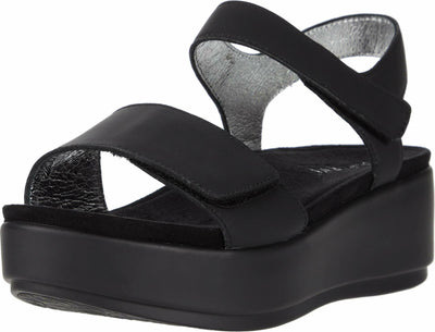 Alegria Women's Tamsyn Black Matte Platform Sandal 9 M US