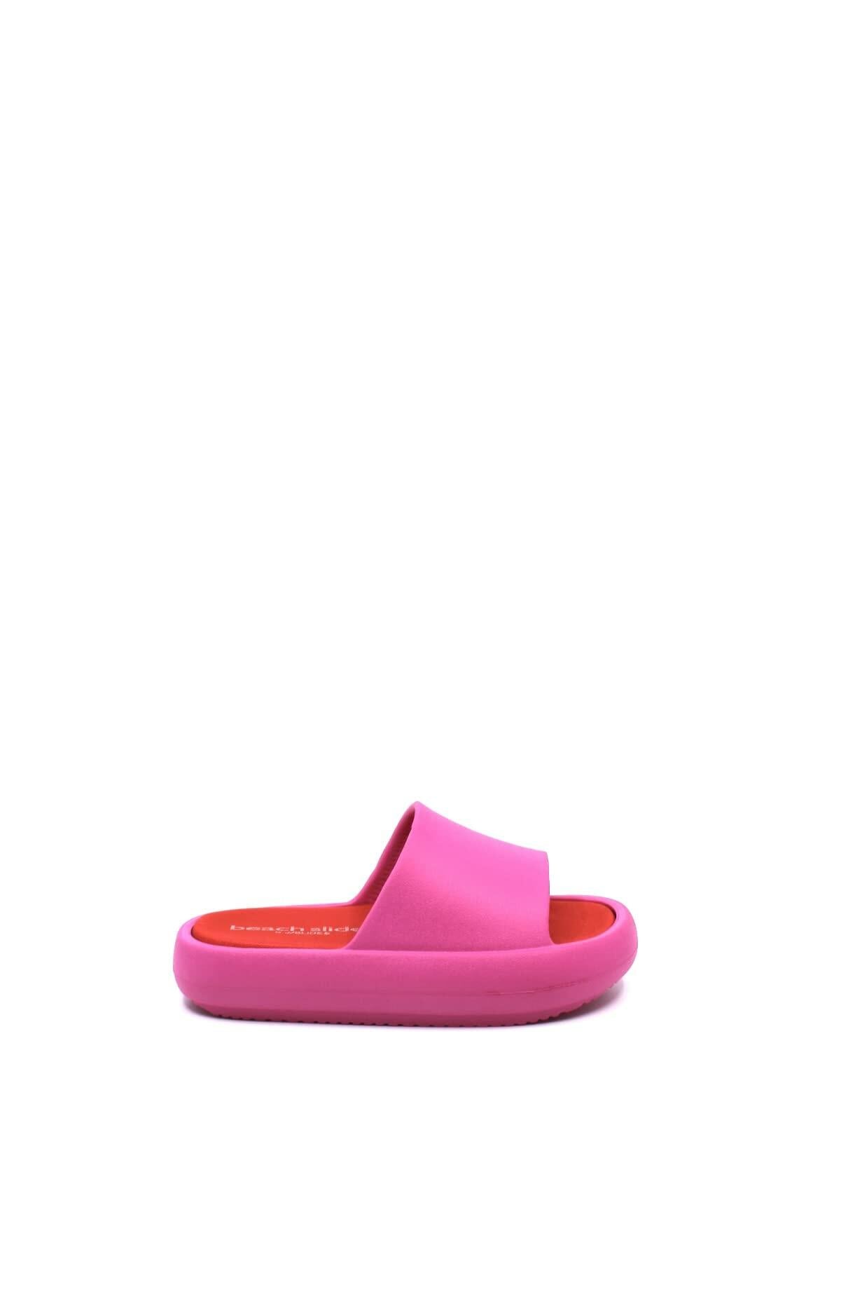 J/Slides Squish Slide Sandal Women's Sandal 6 B(M) US Fuchsia-Red