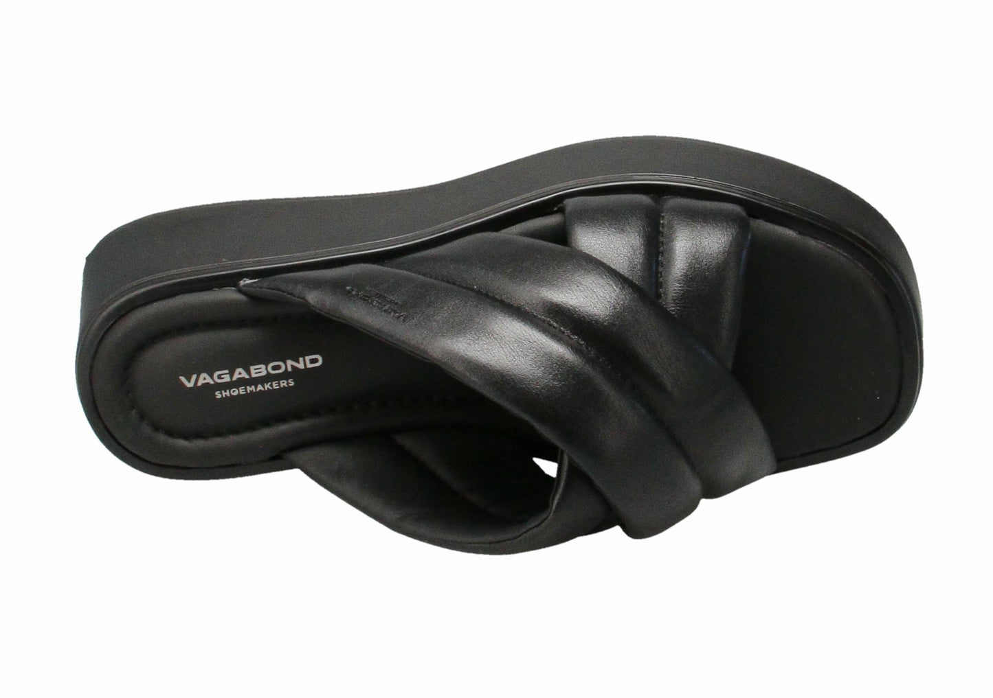 Vagabond Shoemakers Courtney Crossband Flatform Black/Black EU 38 (US Women's 8) M