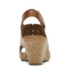Cobb Hill Janna Perf Sling Tan 9 D - Wide