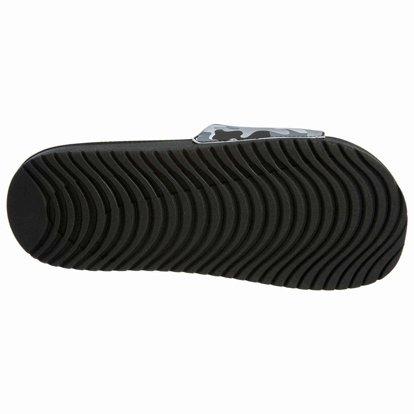 Nike Kawa Slide Print (Little Kid/Big Kid) Wolf Grey/Black/Cool Grey/White 3 Little Kid M