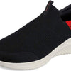 Skechers Men's, Slip-ins: Ultra Flex 3.0 - Viewpoint Sneaker - Wide Width Black/RED 10.5 W