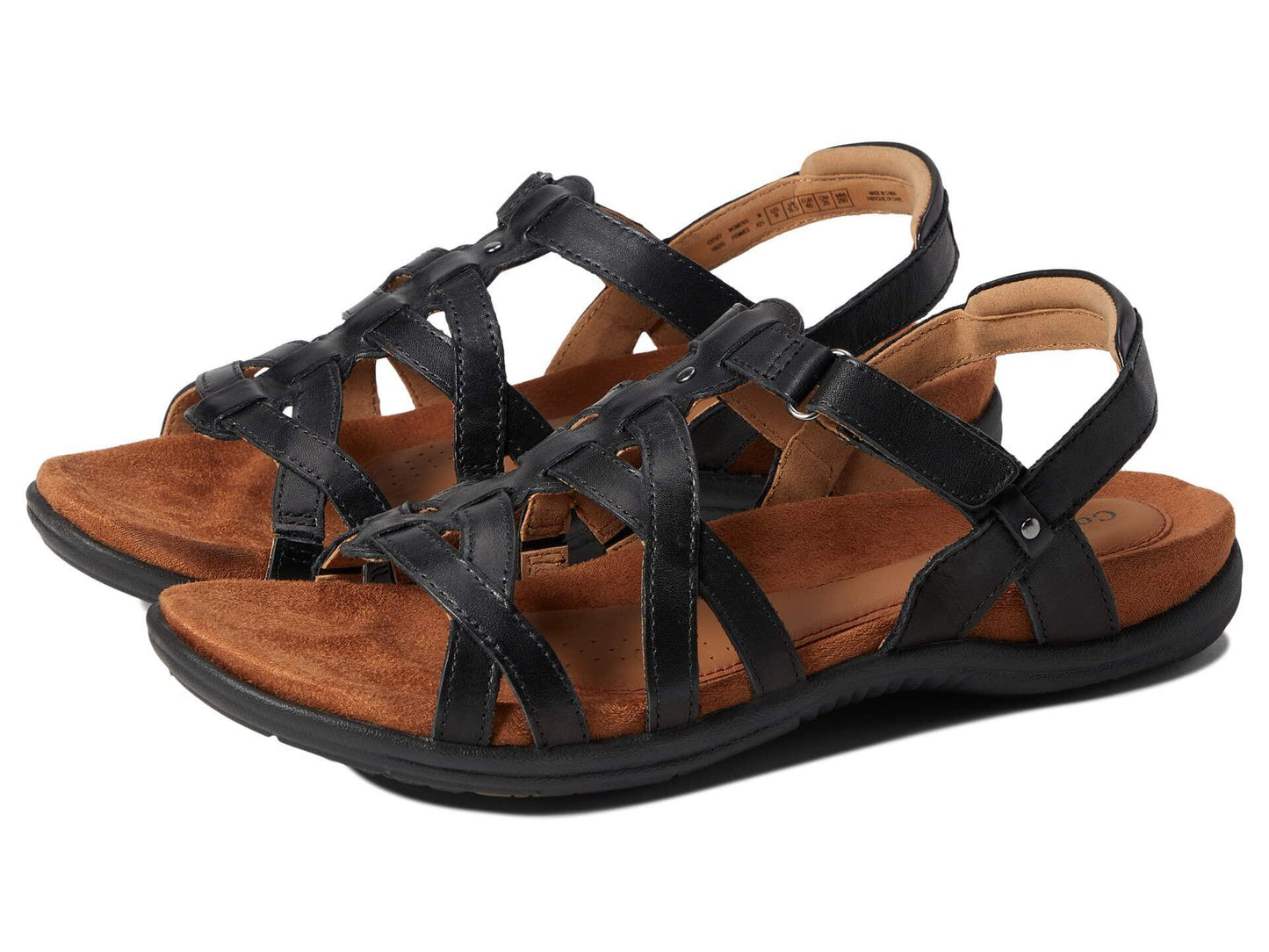 Cobb Hill Rubey Woven Sandal Black 7 A - Narrow