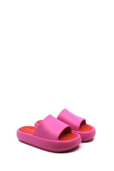 J/Slides Squish Slide Sandal Women's Sandal 6 B(M) US Fuchsia-Red