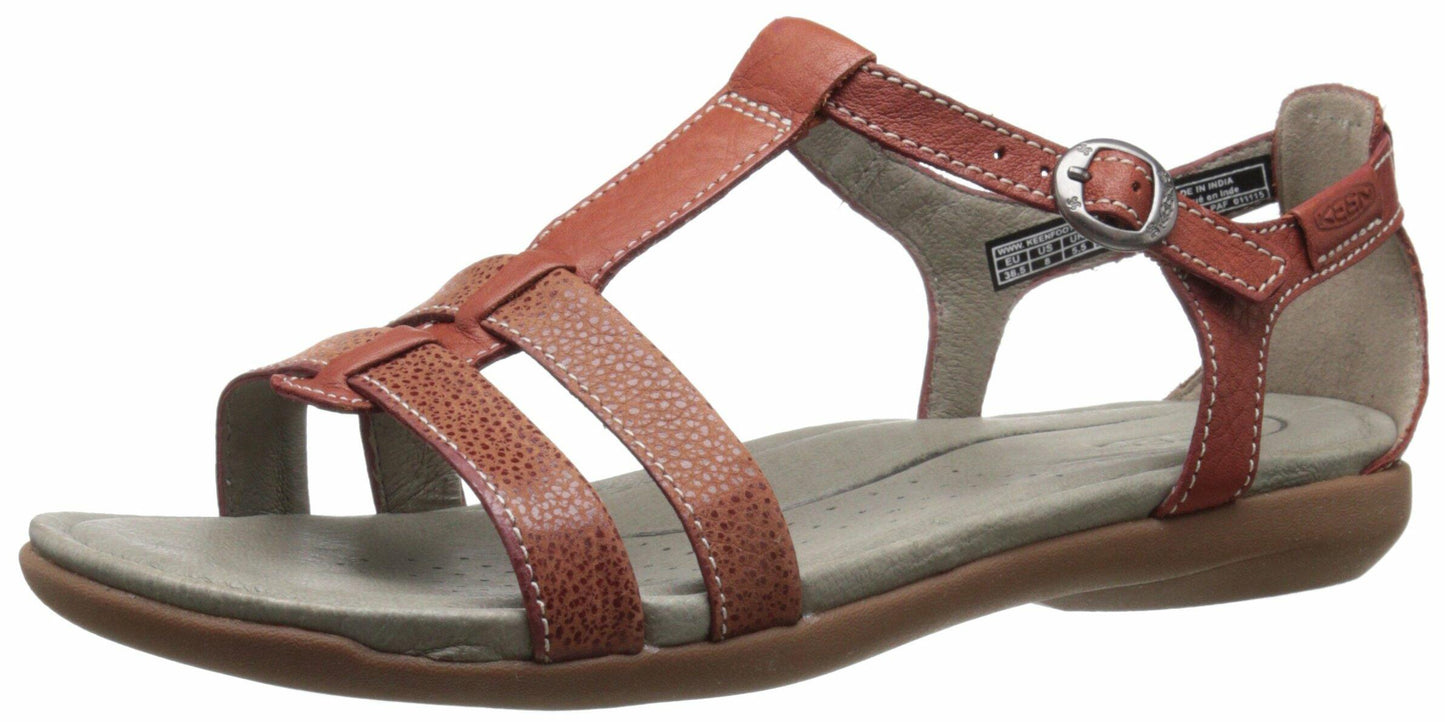 KEEN Women's Rose City T Strap W Sandal, Jetty, 11 M US