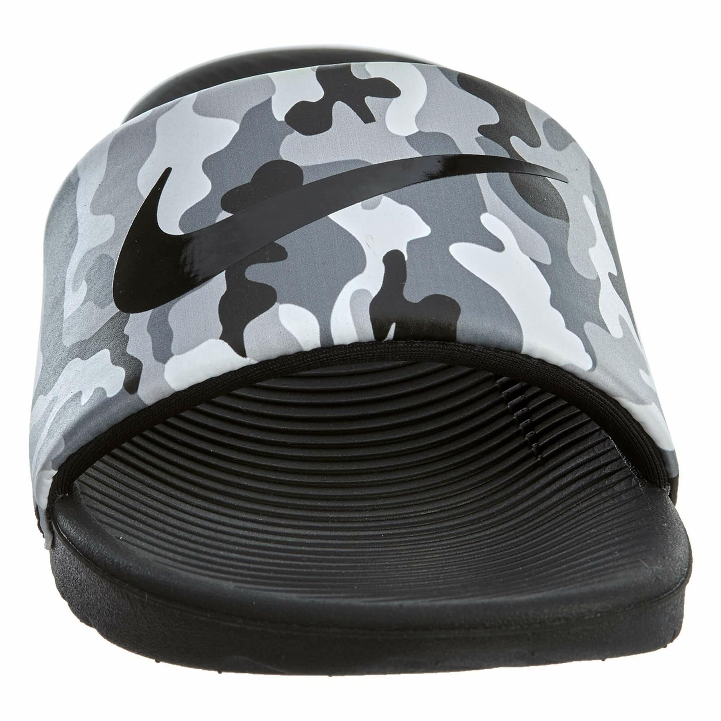 Nike Kawa Slide Print (Little Kid/Big Kid) Wolf Grey/Black/Cool Grey/White 3 Little Kid M
