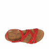 Taos Footwear Women's Trulie True Red Sandal 11-11.5 (M) US