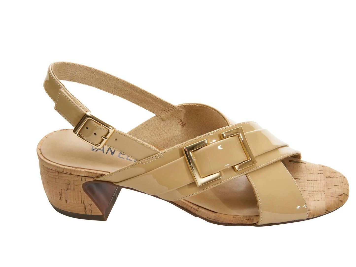 Vaneli Clovis Ecru Patent 9.5 W (D)